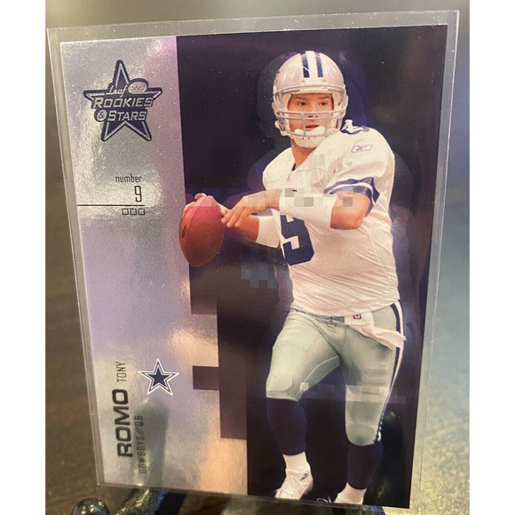 2007 Leaf Rookies and Stars Longevity Ruby #1‎ Tony Romo 100/249 Dallas Cowboys - Picture 1 of 2